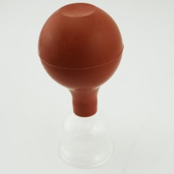 Szklana bańka próżniowa z gruszką - 3,5 cm