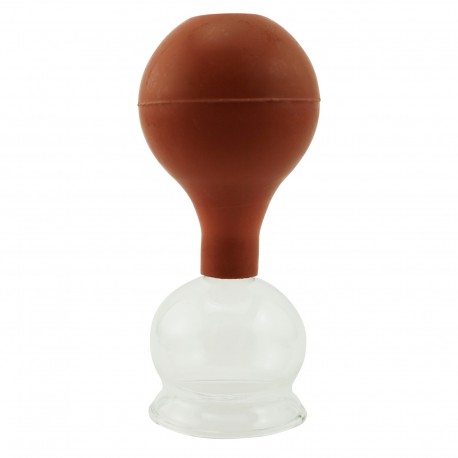 Szklana bańka próżniowa z gruszką - 4 cm
