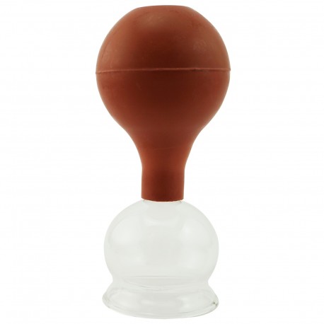 Szklana bańka próżniowa z gruszką - 4 cm