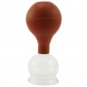 Szklana bańka próżniowa z gruszką - 4 cm
