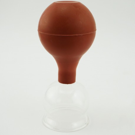 Szklana bańka próżniowa z gruszką - 4 cm