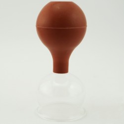 Szklana bańka próżniowa z gruszką - 5 cm