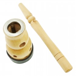 Drewniany uchwyt do moksowania