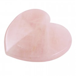 Kamień Gua Sha z kwarcu do masażu twarzy i ciała - Wschód - serce