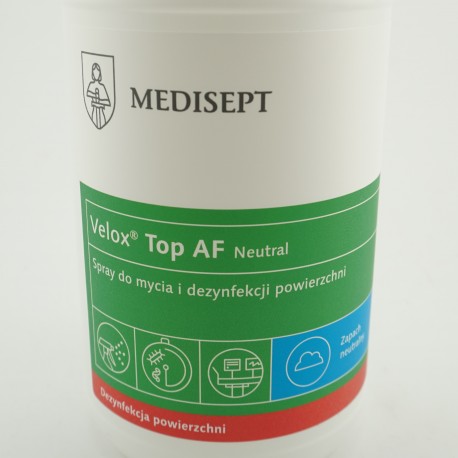 Sprej do dezynfekcji powierzchni Velox TOP AF - 1L