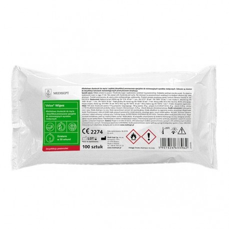 Chusteczki do dezynfekcji Vexol - wkład - 100 szt.