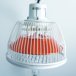 Lampa lecznicza TDP na poczerwień z zegarem mechanicznym