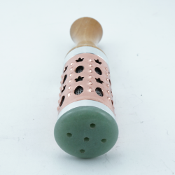 Roller do moksowania z drewnianym uchwytem