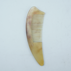 Grzebień tradycyjny z rogu baraniego do masażu głowy na porost włosów