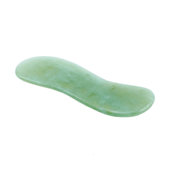 Kamień Gua Sha z jadeitu do masażu twarzy i ciała - Wschód - ślimak