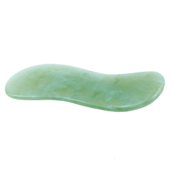 Kamień Gua Sha z jadeitu do masażu twarzy i ciała - Wschód - ślimak