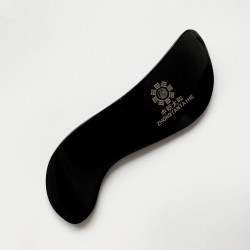 Płytka Gua Sha z rogu bawolego do masażu twarzy i ciała ZYTH - ślimak