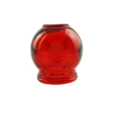Chinese colored Glass cupping cup - size 3