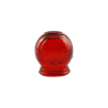 Chinese colored glass cupping cup - size 1