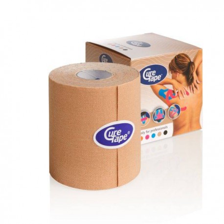 Cure Tape - Kinesio Taping - 7,5 cm x 5 m - beige tape