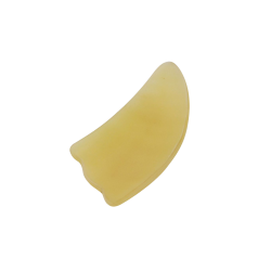 Płytka Gua Sha z rogu baraniego do masażu twarzy i scrapingu - trójkąt