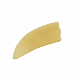 Płytka Gua Sha z rogu baraniego do masażu twarzy i scrapingu - trójkąt