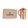 Copper jug for water purification - 1250 ml - Sattva