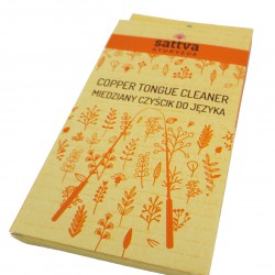 Miedziany czyścik do języka - Sattva