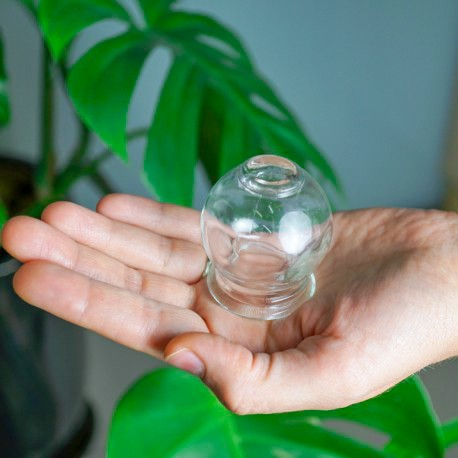 Chinese glass cupping cup – size 1
