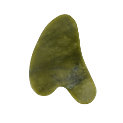 Kamień Gua Sha z jadeitu do masażu twarzy - Wschód - muszla