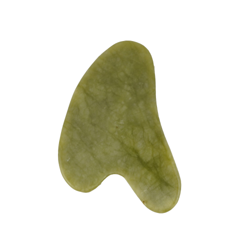 Kamień Gua Sha z jadeitu do masażu twarzy - Wschód - muszla