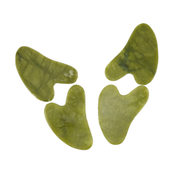 Kamień Gua Sha z jadeitu do masażu twarzy - Wschód - muszla