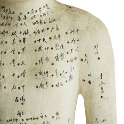 Drewniany model akupunkturowy człowieka - 160 cm