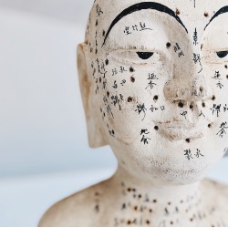 Drewniany model akupunkturowy człowieka - 160 cm