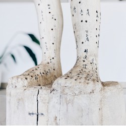 Drewniany model akupunkturowy człowieka - 160 cm