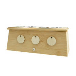 Bambusowe pudełko na 4 moksy