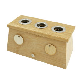 Bambusowe pudełko na 3 moksy