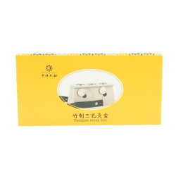 Bambusowe pudełko na 3 moksy