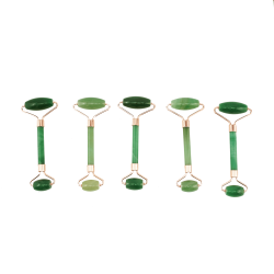 Roller do twarzy - wałek jadeitowy do masażu - Wschód - dwustronny - premium