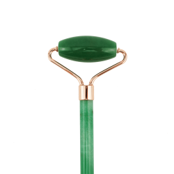 Roller do twarzy - wałek jadeitowy do masażu - Wschód - dwustronny - premium