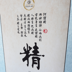 Plakat - Chiński znak Jing - 50 x 134 cm