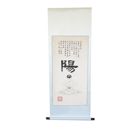 Poster - Chinese Yang symbol - 50 x 134 cm