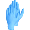 Rękawiczki nitrylowe - jednorazowe - niebieskie - 100 szt.