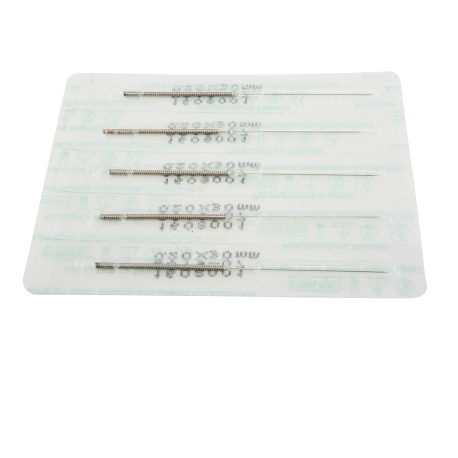 EAKU - 0,25 x 30 mm - 100 szt. - Igły do akupunktury pojedynczo pakowane