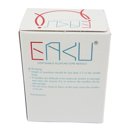 EAKU - 0,25 x 30 mm - 100 szt. - Igły do akupunktury pojedynczo pakowane