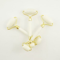 Jadeitowy wałeczek do masażu - dwustronny