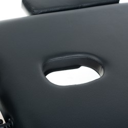 Stół do masażu i rehabilitacji z drewnianymi nogami