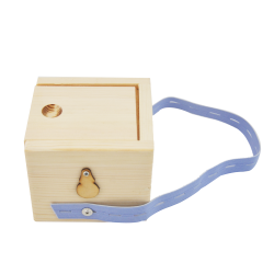 Drewniane pudełko na moksę sypaną