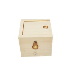 Drewniane pudełko na moksę sypaną