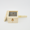 Drewniane pudełko na moksę sypaną