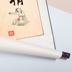 Plakat - Chiński znak Jing - 50 x 134 cm