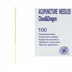 Golden acupuncture needles...