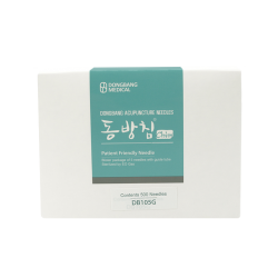 Igły akupunkturowe - Dong Bang - stalowy uchwyt - pakowane po 5 igieł z prowadnicą - 500 szt.