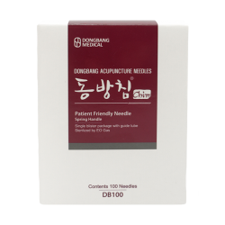 Igły do akupunktury DONG BANG - 0,25 x 25 mm - pak. po 1 szt. w prowadnicy