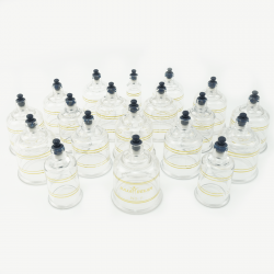 Bańki lekarskie - zestaw 19 baniek próżniowych w walizce | TCMsklep.pl